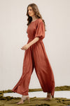 Rust Jumpsuit