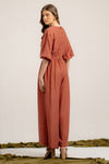 Rust Jumpsuit