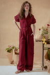 Maroon Jumpsuit