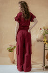 Maroon Jumpsuit