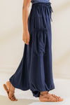 Navy Harem Pants